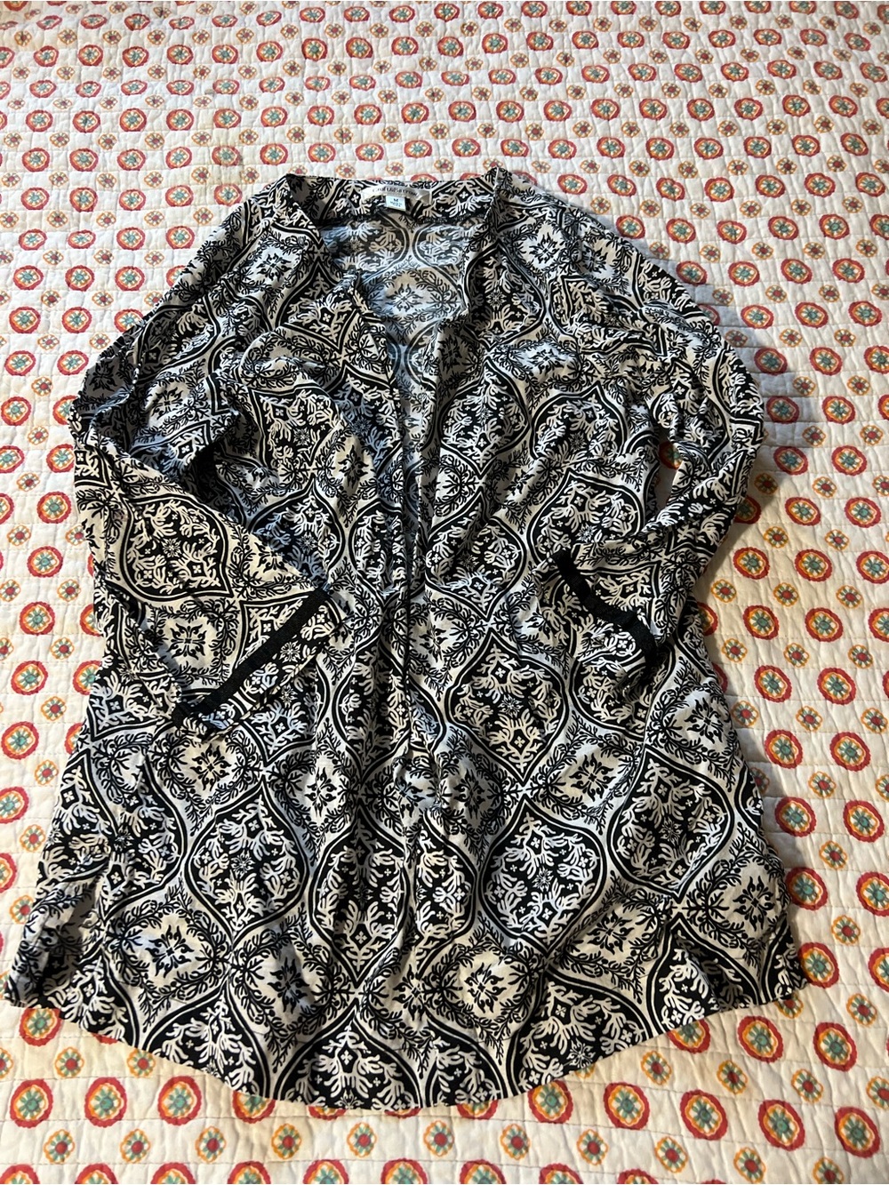 Croft & Barrow Boho 3/4 Tunic Size medium